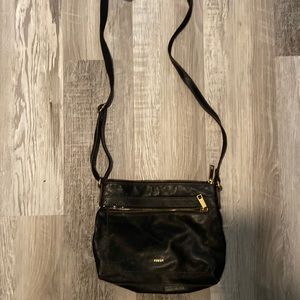 Black Fossil Crossbody